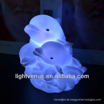 Delphin LED Lichterkette Nacht